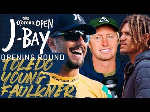 F. Toledo, N. Young, J. Faulkner | Corona Open J-Bay - Opening Round Heat Replay