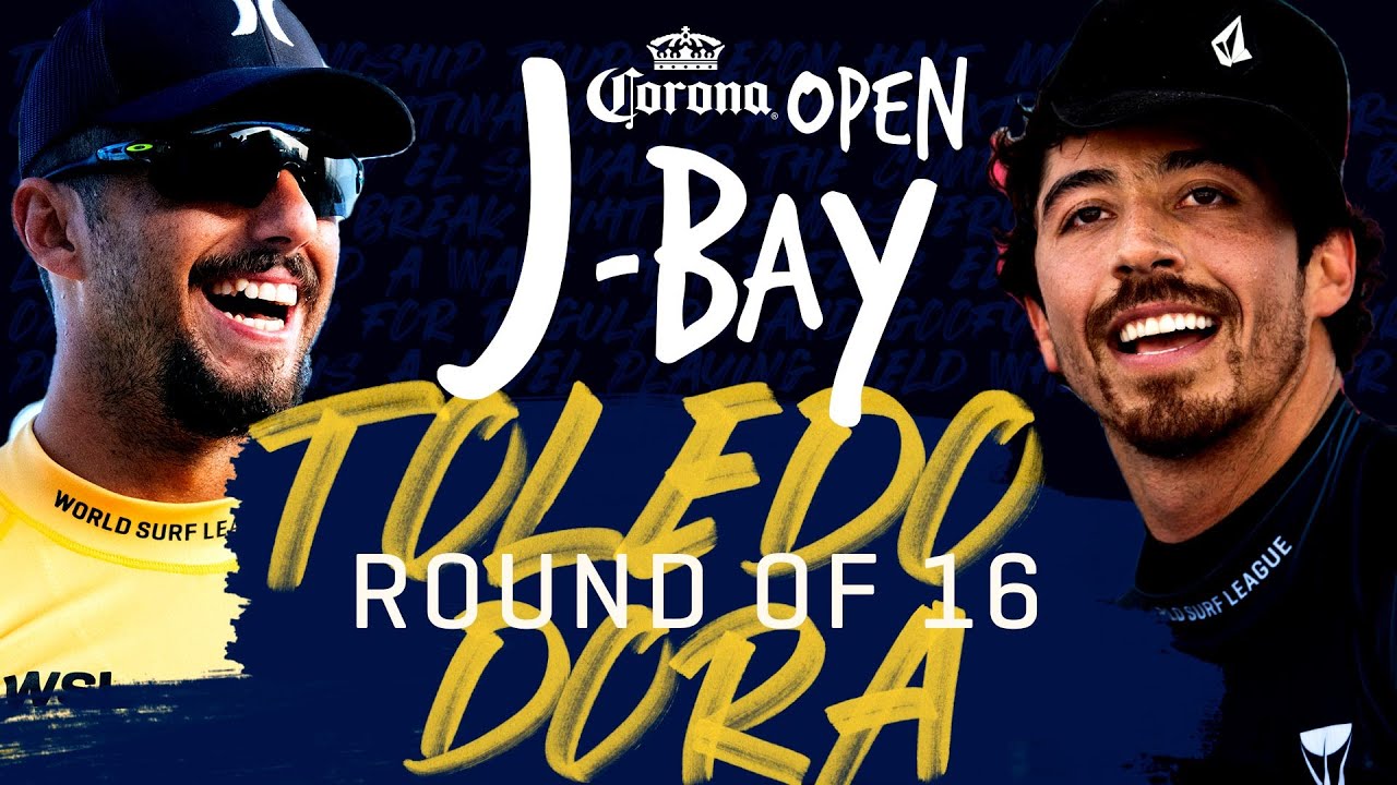 Filipe Toledo vs Yago Dora | Corona Open J-Bay - Round of 16 Heat Replay