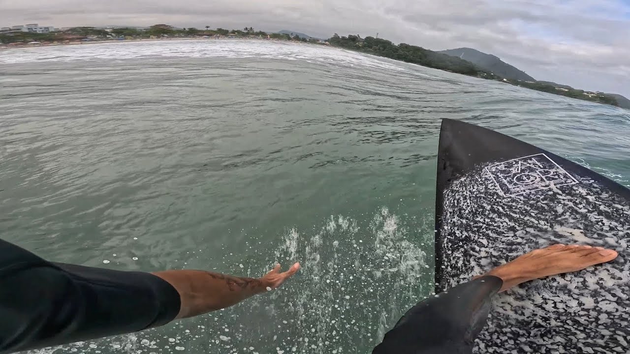 DIA DE SURF NA PRAIA GRANDE EM UBATUBA | Surf Pov
